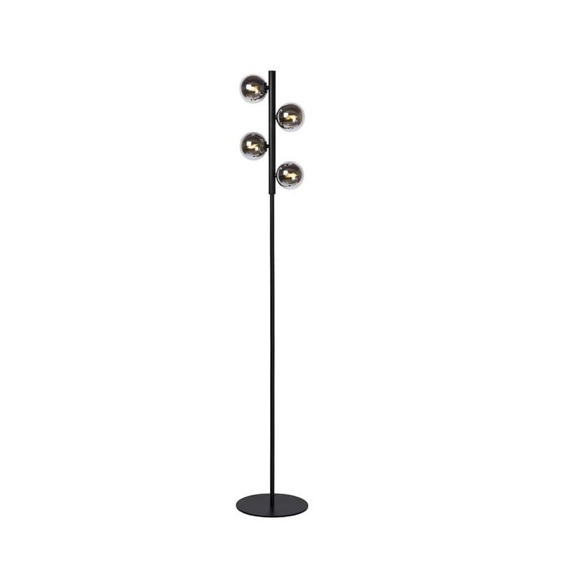Lampa podłogowa stojąca Tycho czarna 4xG9x28W wym: 154 x 25 x 22,5 cm metal Lucide