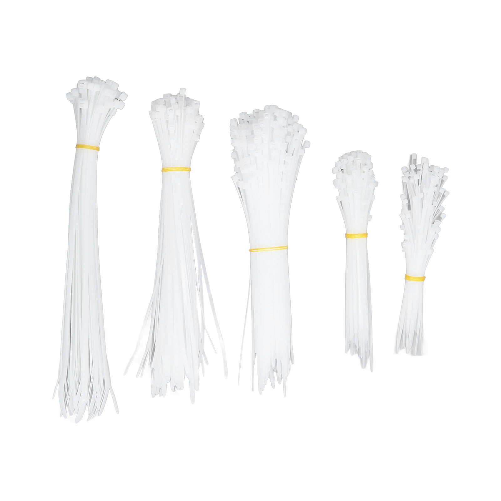 Kopp – Set Da 300 Fascette Stringicavo Per Casa E Hobby: 200x4,8mm E 100x2,5mm, Colori Bianco, Nero E Verde, In Comodo Box Richiudibile