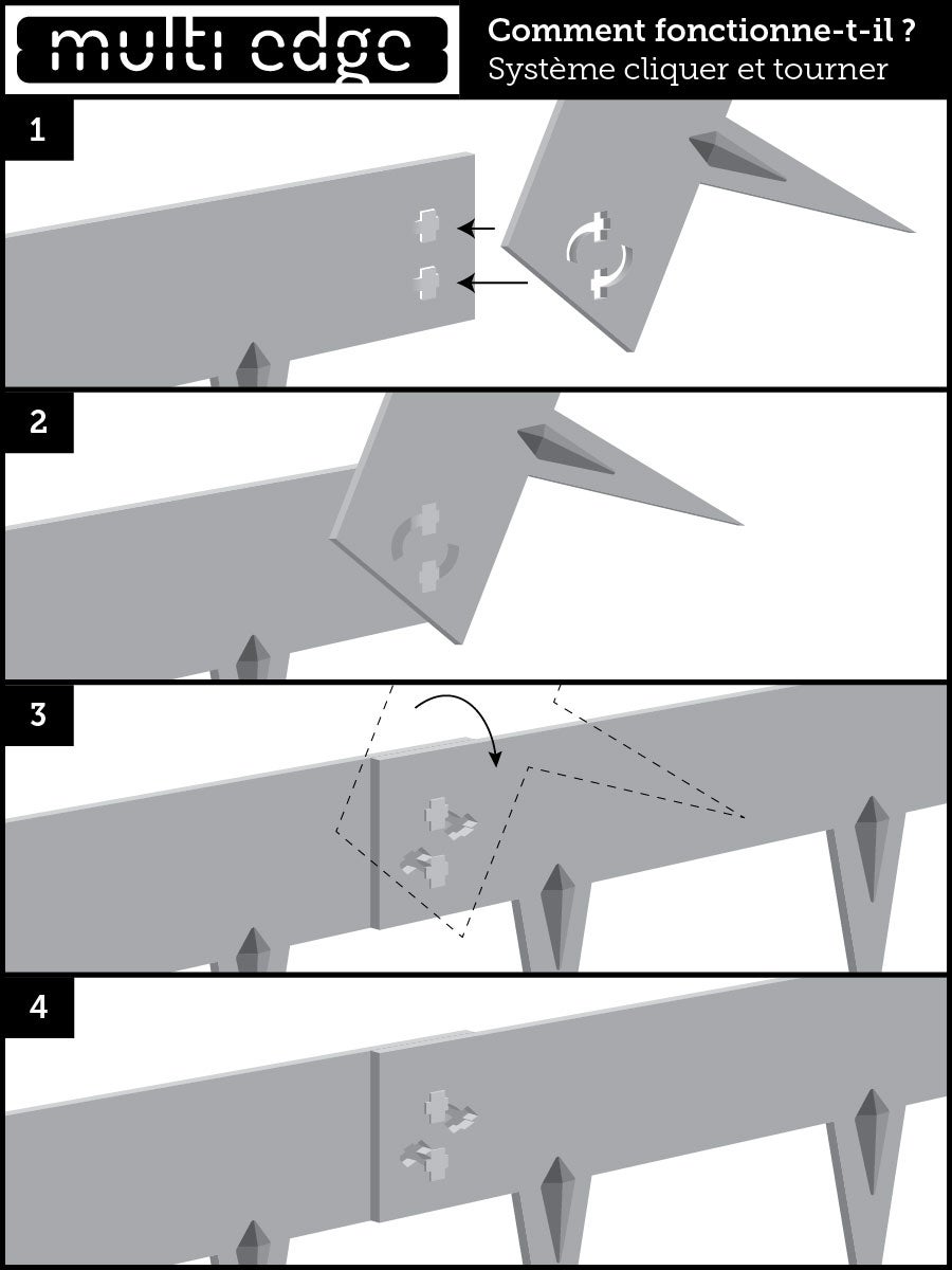 Bordure de jardin en corten Multi-Edge ADVANCE | (200x20cm) - 6