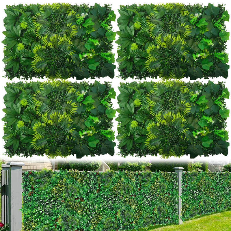 Haie De Buis Artificiel, Fausse Plante Pour Décoration Murale