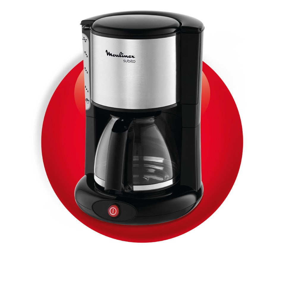 Moulinex FG3608 Machine à café avec filtre à café moulu 10 tasses 1,25 L 1000 W Acier inoxydable Noir - 3