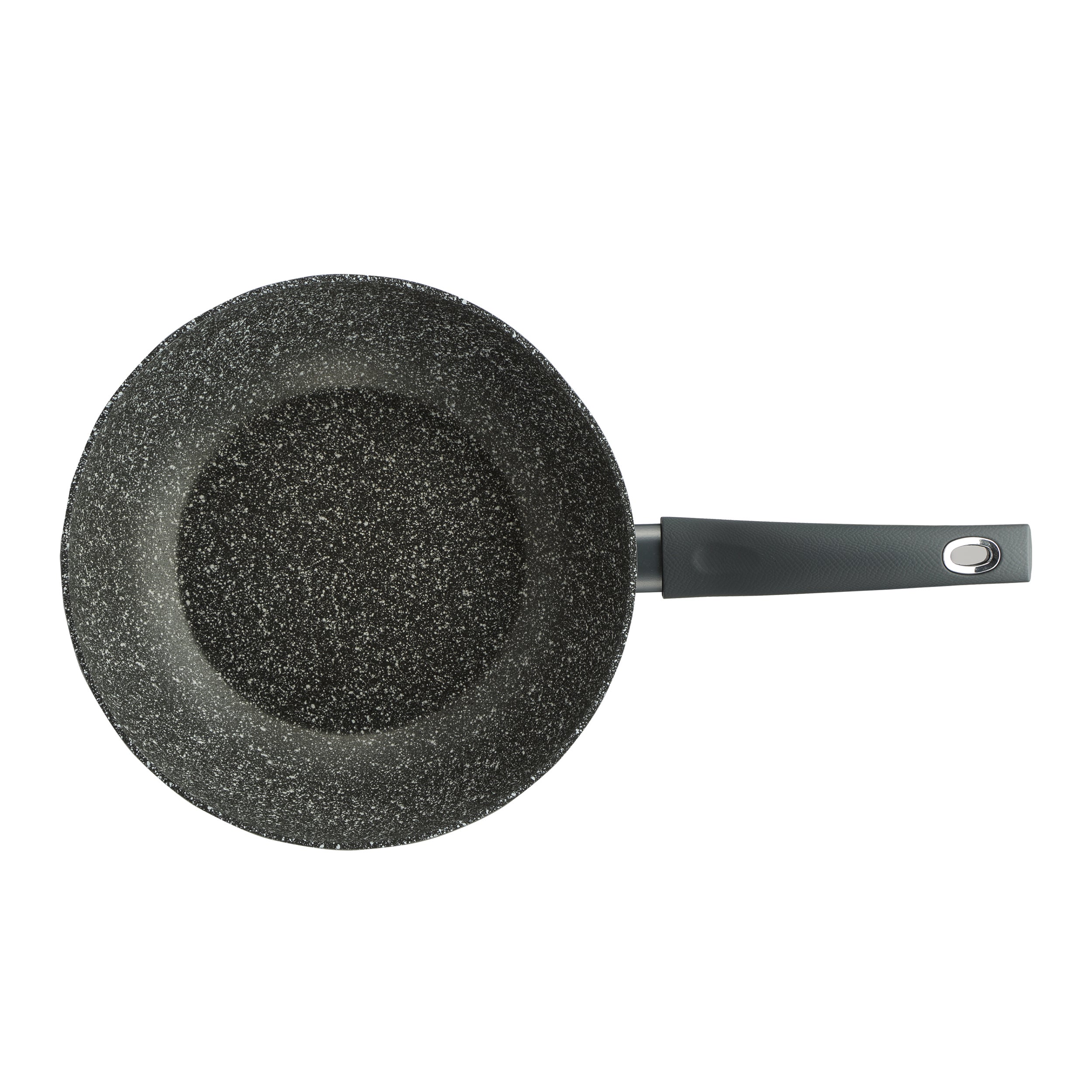 Wok A Induzione Casey Fundix - Alluminio Fuso, 28 Cm, 4 Litri, Nero, Antiaderente - Foto 7