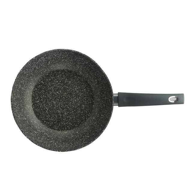 Wok A Induzione Casey Fundix - Alluminio Fuso, 28 Cm, 4 Litri, Nero, Antiaderente - Foto 7