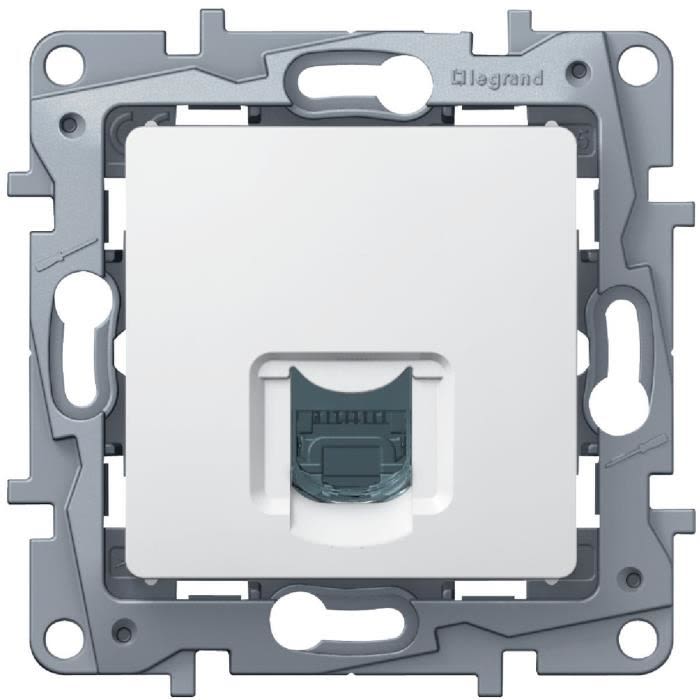 Prise réseau RJ45 NILOÉ 9 contacts FTP catégorie 6 - LEGRAND - 664777 ...