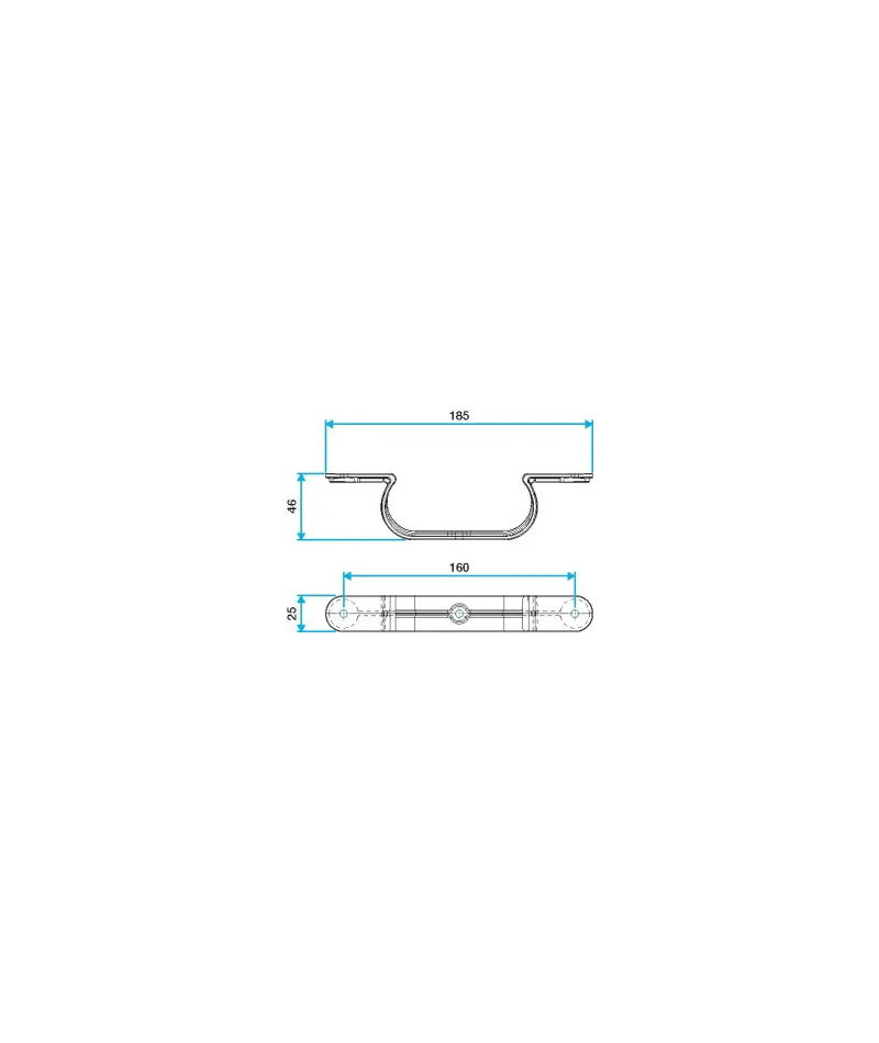 Bride de fixation - Minigaine 40x100 - 11023080 ALDES - 11023080 - 2
