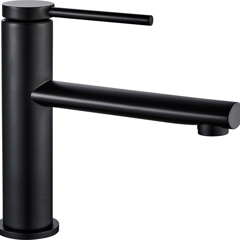 Bateria Umywalkowa REA OVAL Czarna Niska