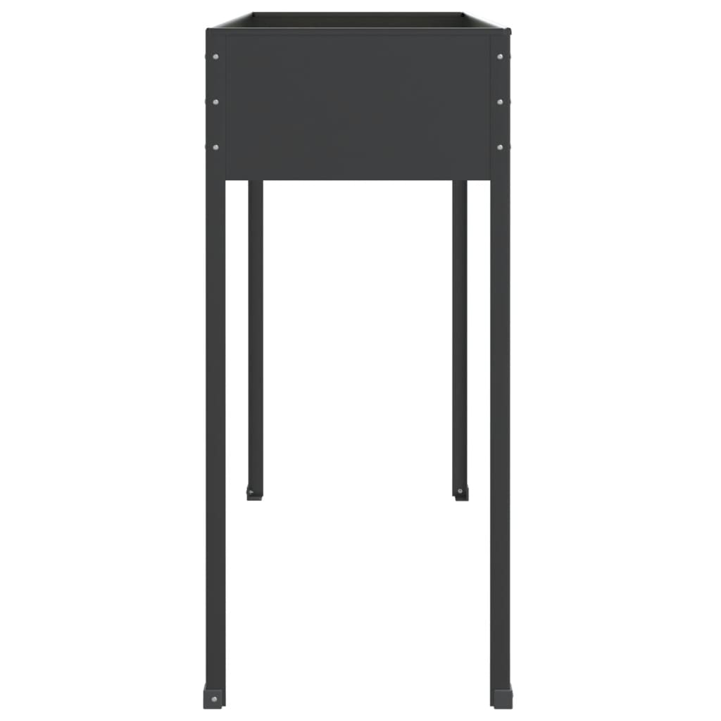 Maison Exclusive - Fioriere da Giardino 2 pz Antracite Acciaio Zincato - 7