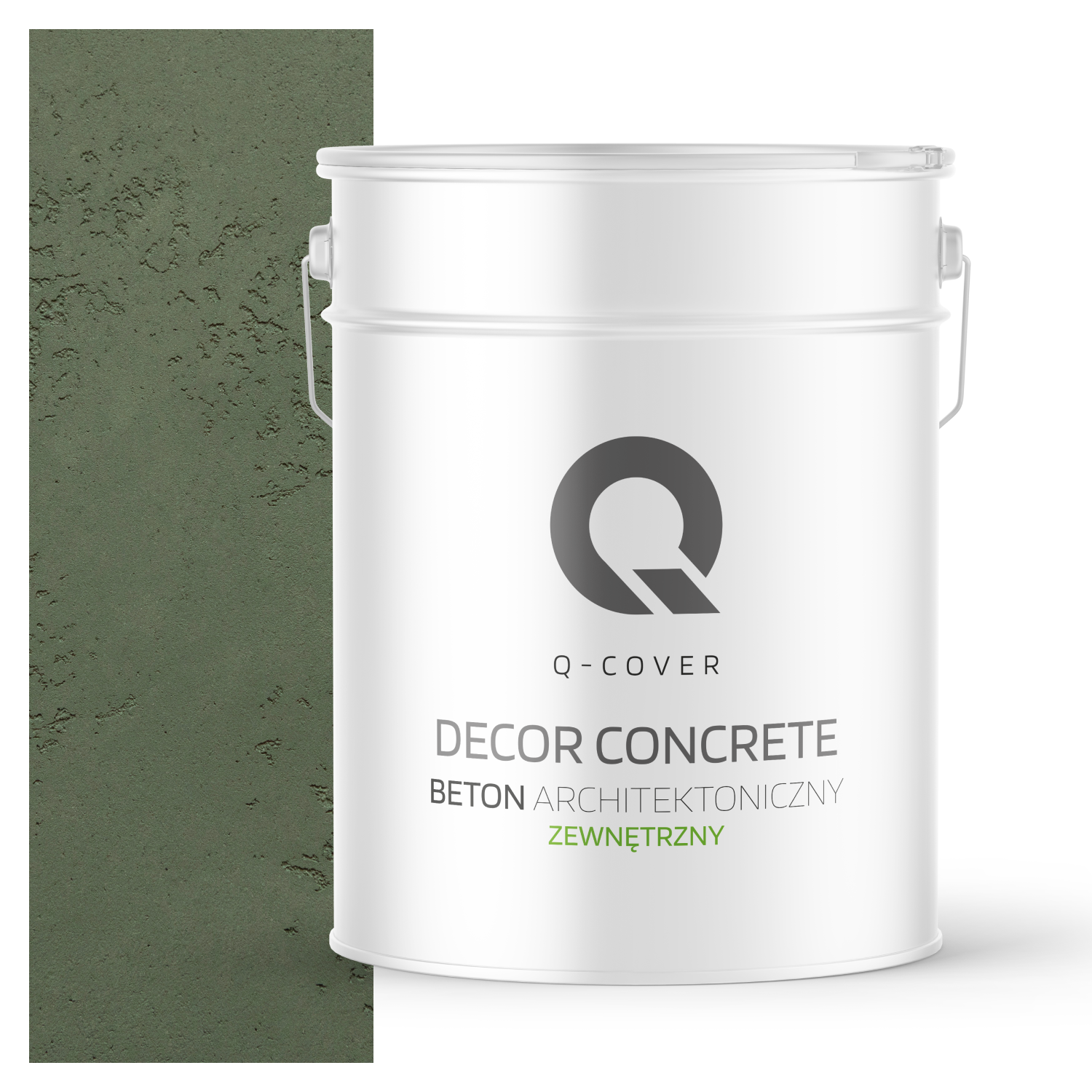 Beton Architektoniczny Zewnętrzny Q-Cover Zielony Ciemny F466 15KG