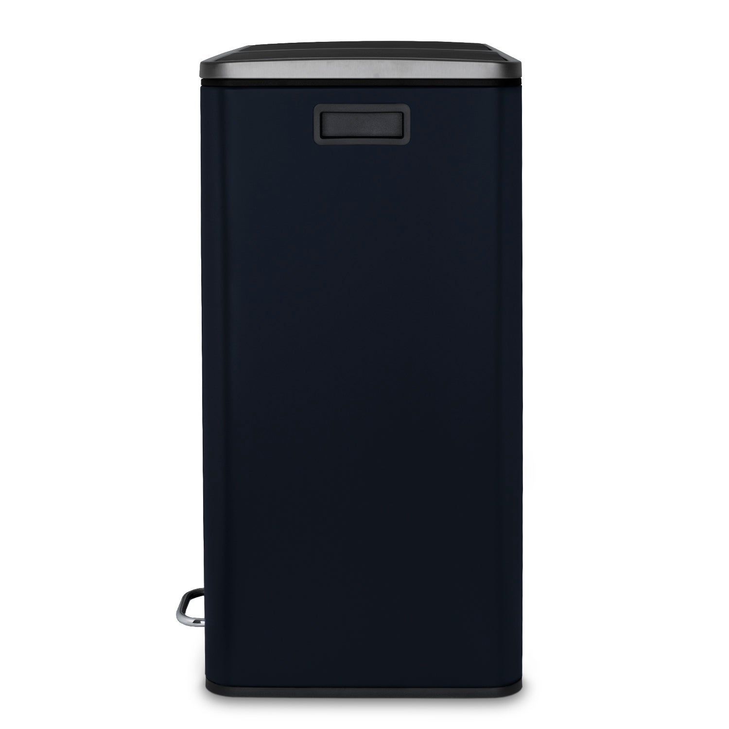 Les Collectors - Pattumiera per raccolta differenziata a pedale in acciaio inox spazzolato, grigio - 5