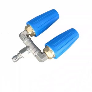 Buse Turbine Rotative Pour Nettoyeur Haute Pression - 4000 PSI, 1/4" Raccord Rapide - Noyau Céramique - Nettoyage Béton, Métal
