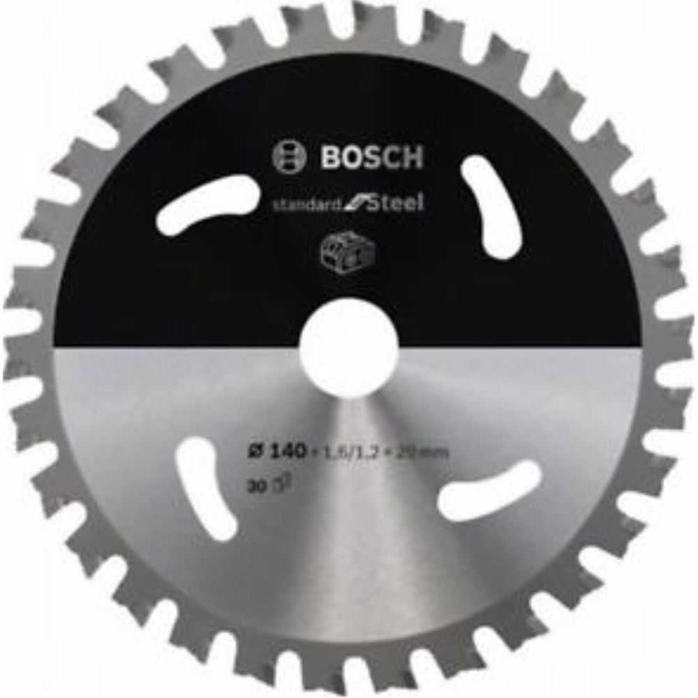 Bosch Professional Lama per sega circolare Standard for Steel (acciaio, 140 x 20 x 1.6 mm, 30 denti, accessorio per sega circolare a batteria)
