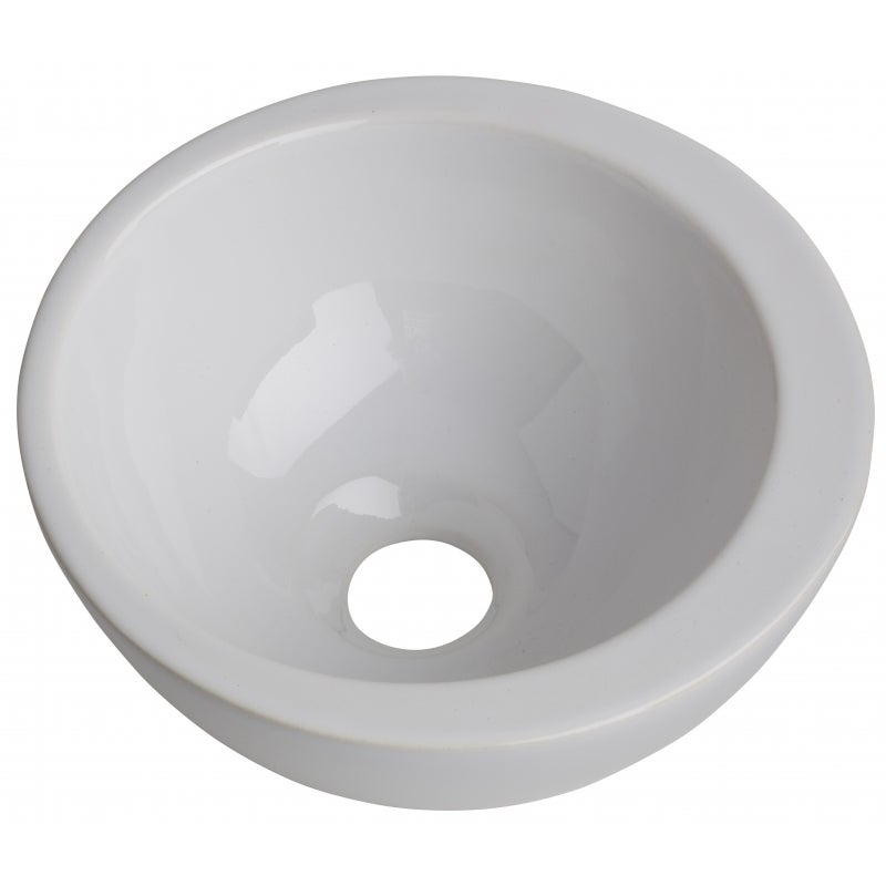 Lave mains design en bol blanc - 7