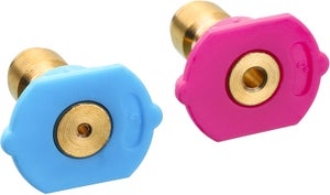 Mandrins à Air En Laiton Avec Clip - Lot De 2, 6 Mm - Pour Gonfleur Pneus Vélo, Voiture - Verrouillage Rapide, étanchéité Optimale