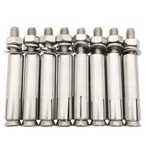 Kit 120 Vis Hexagonales M6 X 10-40 Mm - Inox 304, écrous Et Rondelles