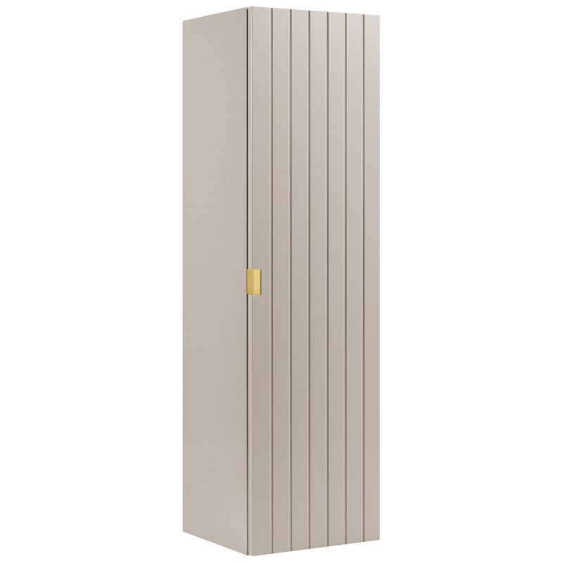 Słupek łazienkowy HARMO 110 cm kaszmir frezowany front lakierowany