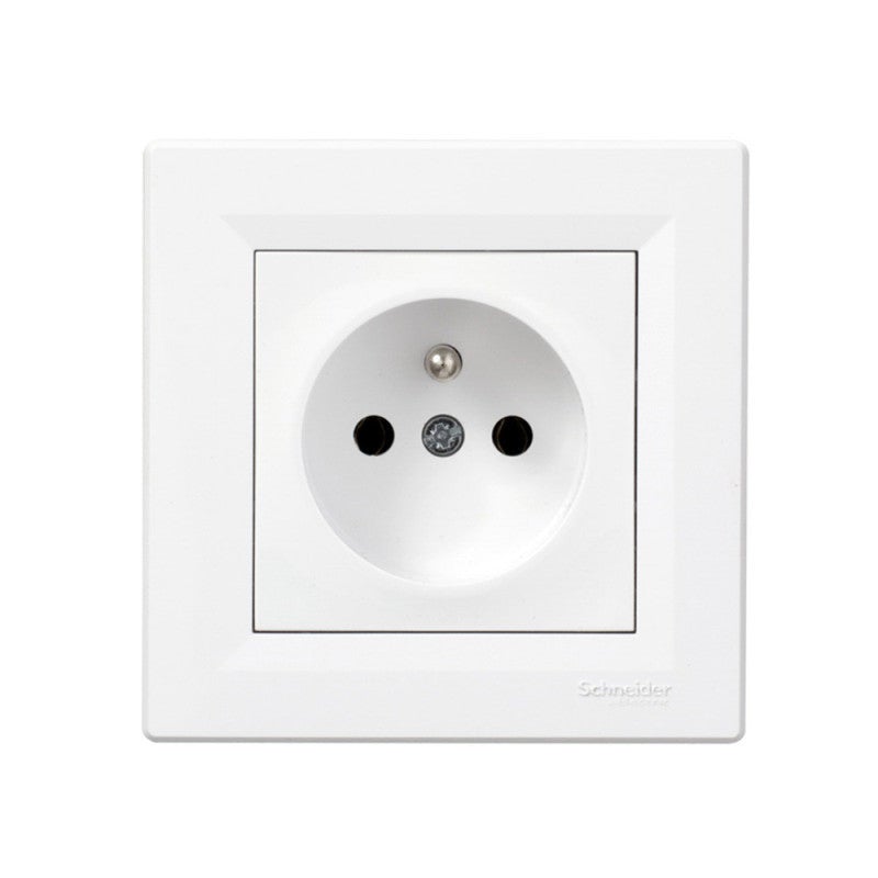 Prise de courant SCHNEIDER Asfora EPH2800121 16A 230V 2P+T blanc — free download