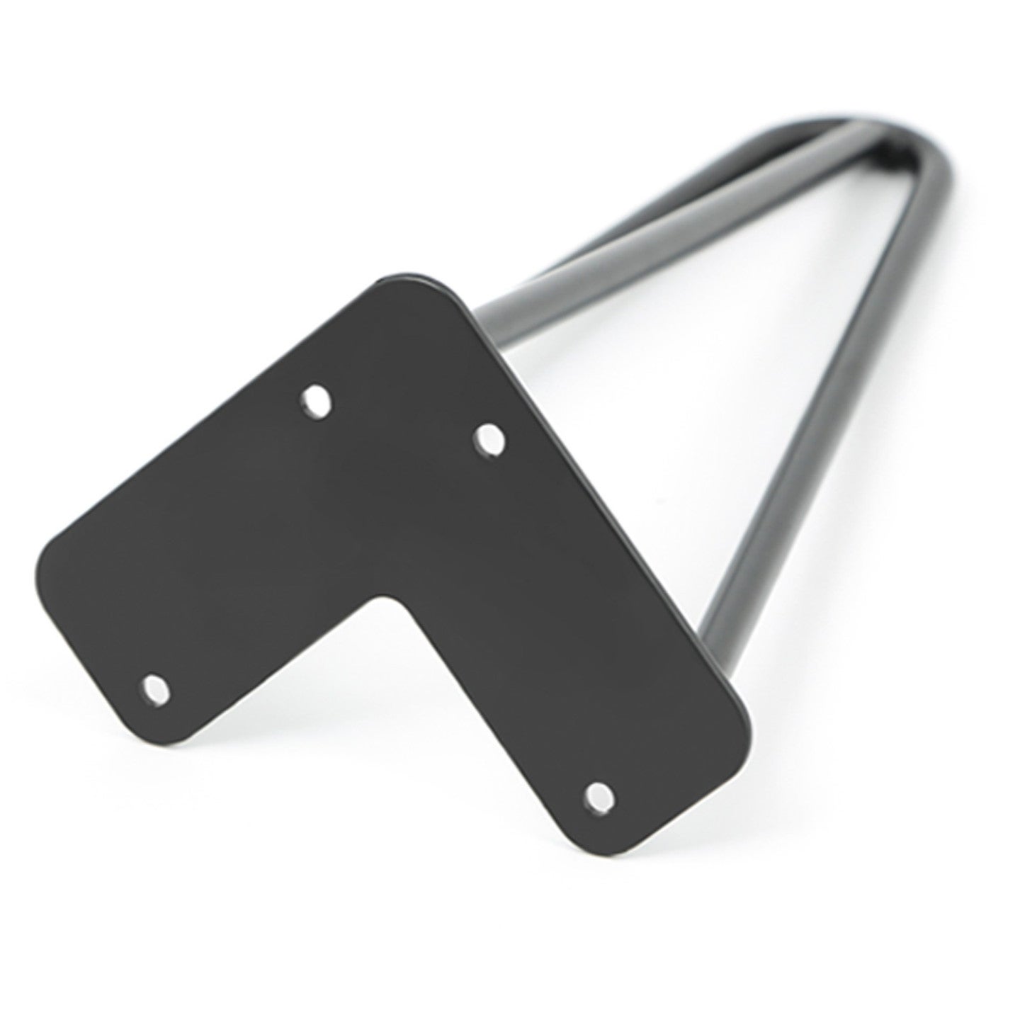 Lot de 4 pieds épingle 40,5 cm pour table noir design industriel - 3
