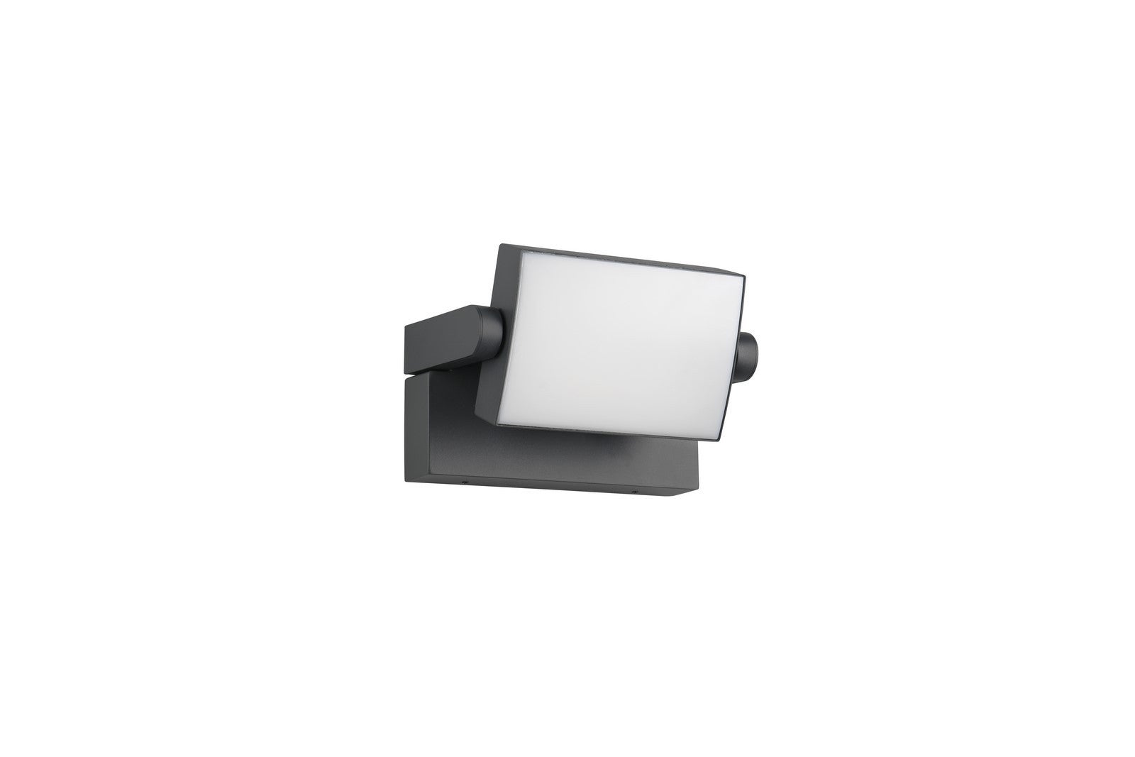 Kinkiet zewnętrzny LED KANSAS antracytowy 10W Ciepła biel 1000lm aluminium wym:10x20x15cm IP54 Trio