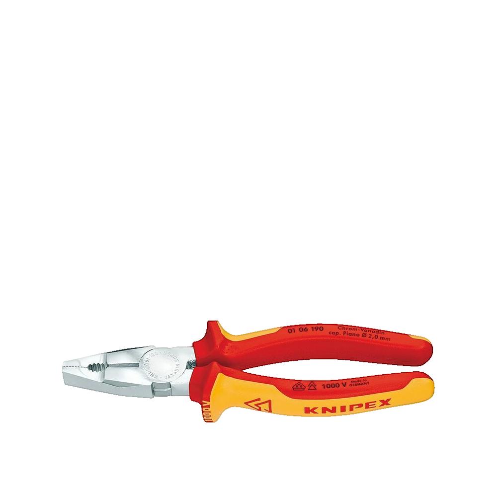 Szczypce uniwersalne Knipex Chromowo-Wanadowe 160 mm izolowane 1000 V