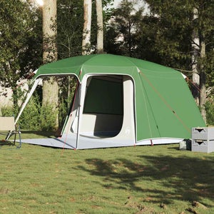 Tente De Voiture 2 Personnes Imperméable - Vert | Polyester 185T Revêtu PU | Dimensions 371x330x211 Cm | Pour Camping, Festival, Voyage