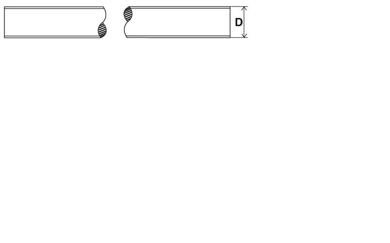 Redding Fasteners – Asta Filettata 7/8-9 X 24″ (2 Piedi) In Acciaio Zincato Basso Tenore Carbonio – Confezione 3 Pezzi