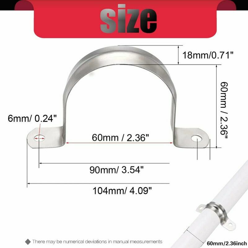 Lot De 60 Colliers De Serrage PEX En Acier Inoxydable 304