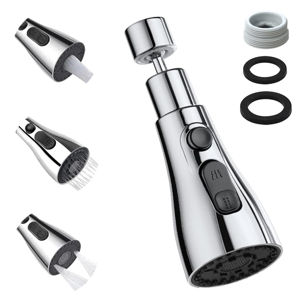 Przedłużka do kranu kuchennego obracana o tryby słuchawka do zlewu kuchennego bateria z adapterem głowica słuchawki do zlewu kuchennego do baterii