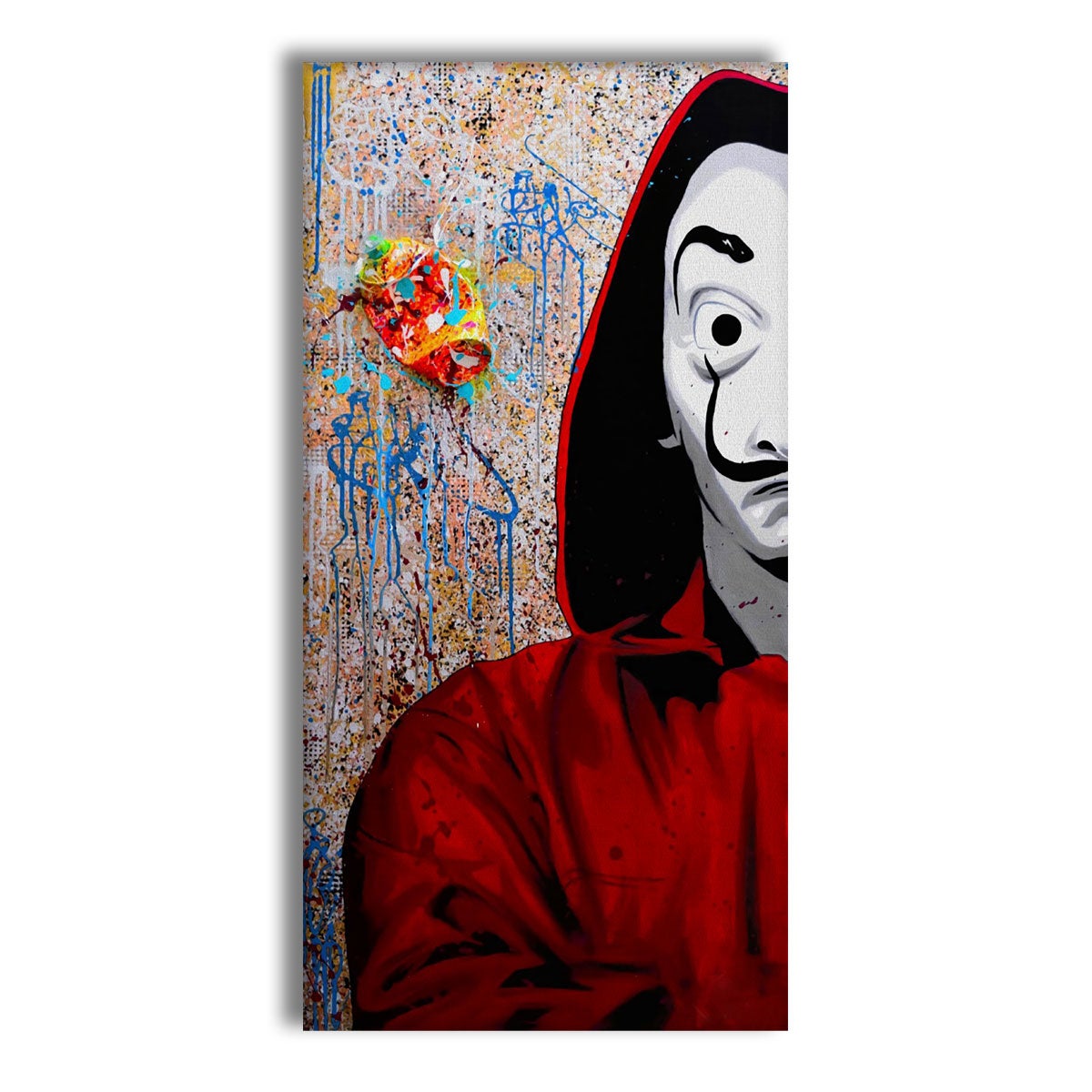Papel - Współczesny obraz na płótnie na drewnianej ramie, 70x140 cm