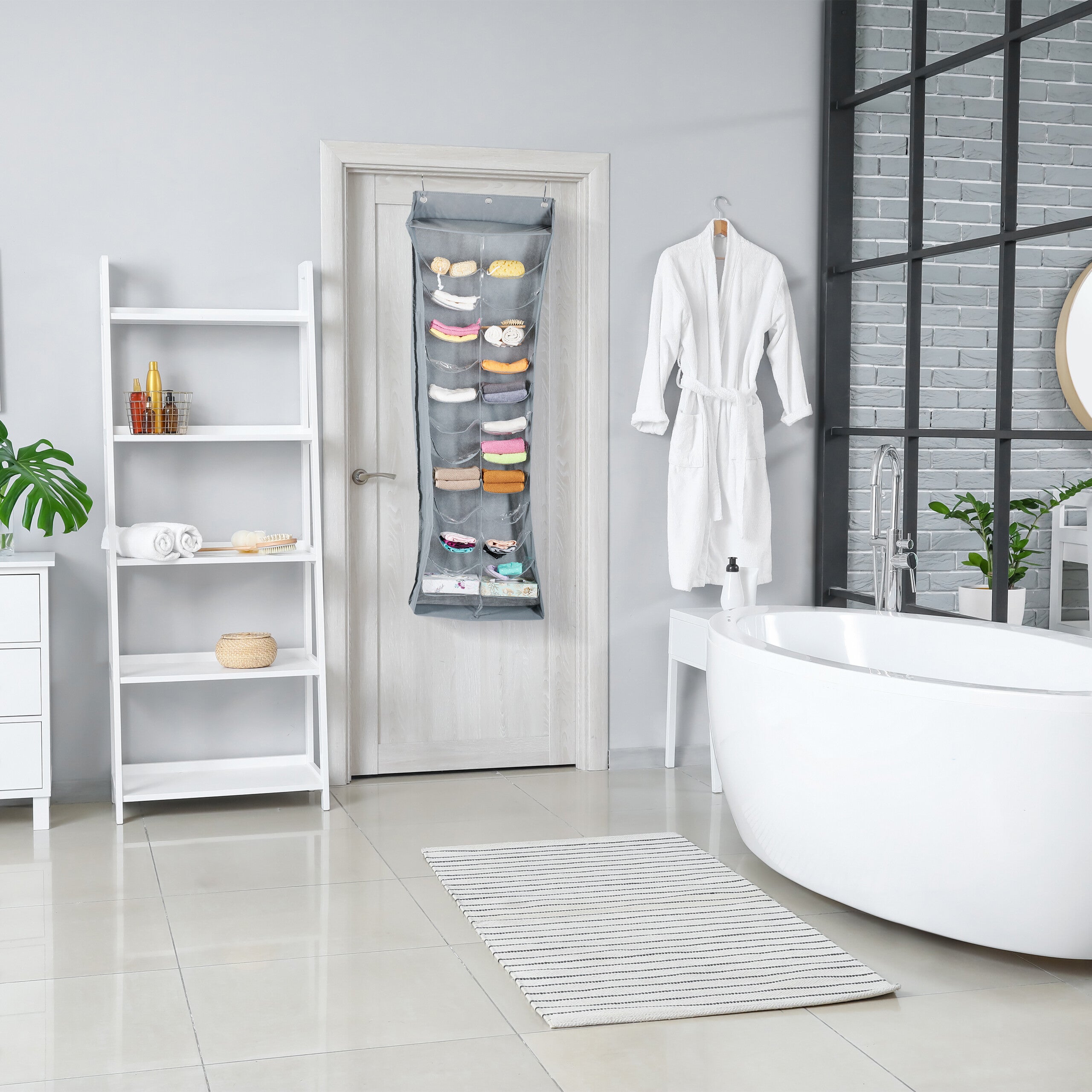 Portaoggetti Da Doccia Appendibile Stardis - Grigio, Per Mollette, Utensili, 26x26x8.8 Cm - Foto 9