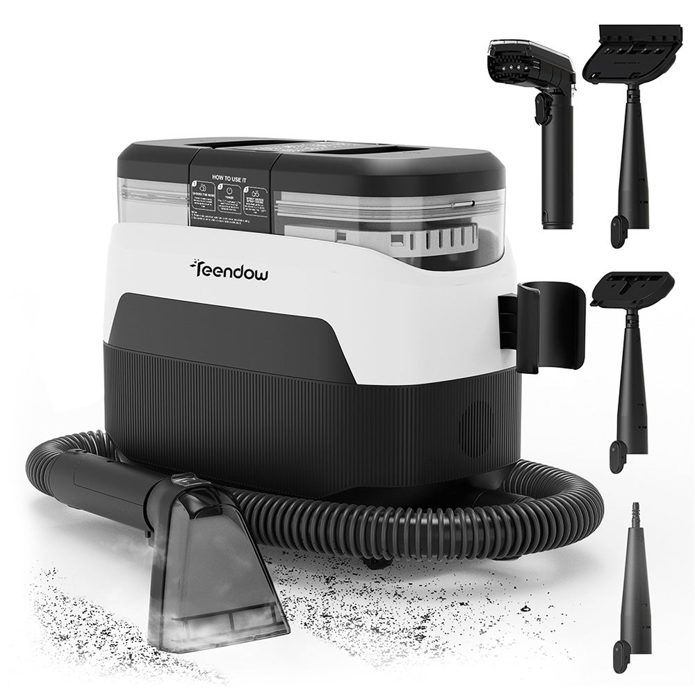Shampouineuse,Nettoyeur De Tapis Portable 600W, Et Brosses, Nettoyeur