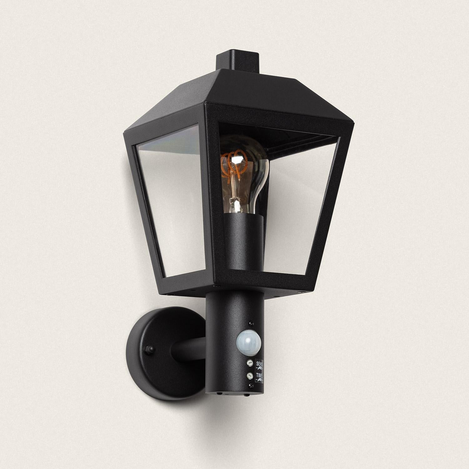 Lampe Murale Extérieure Aluminium avec Détecteur de Mouvement Mukom Noir - 2
