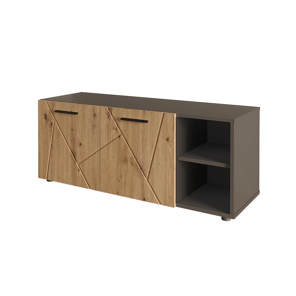 Vicco Szafka na buty Irma, Antracyt/Artisan, 106 x 43 cm z 2 drzwiami