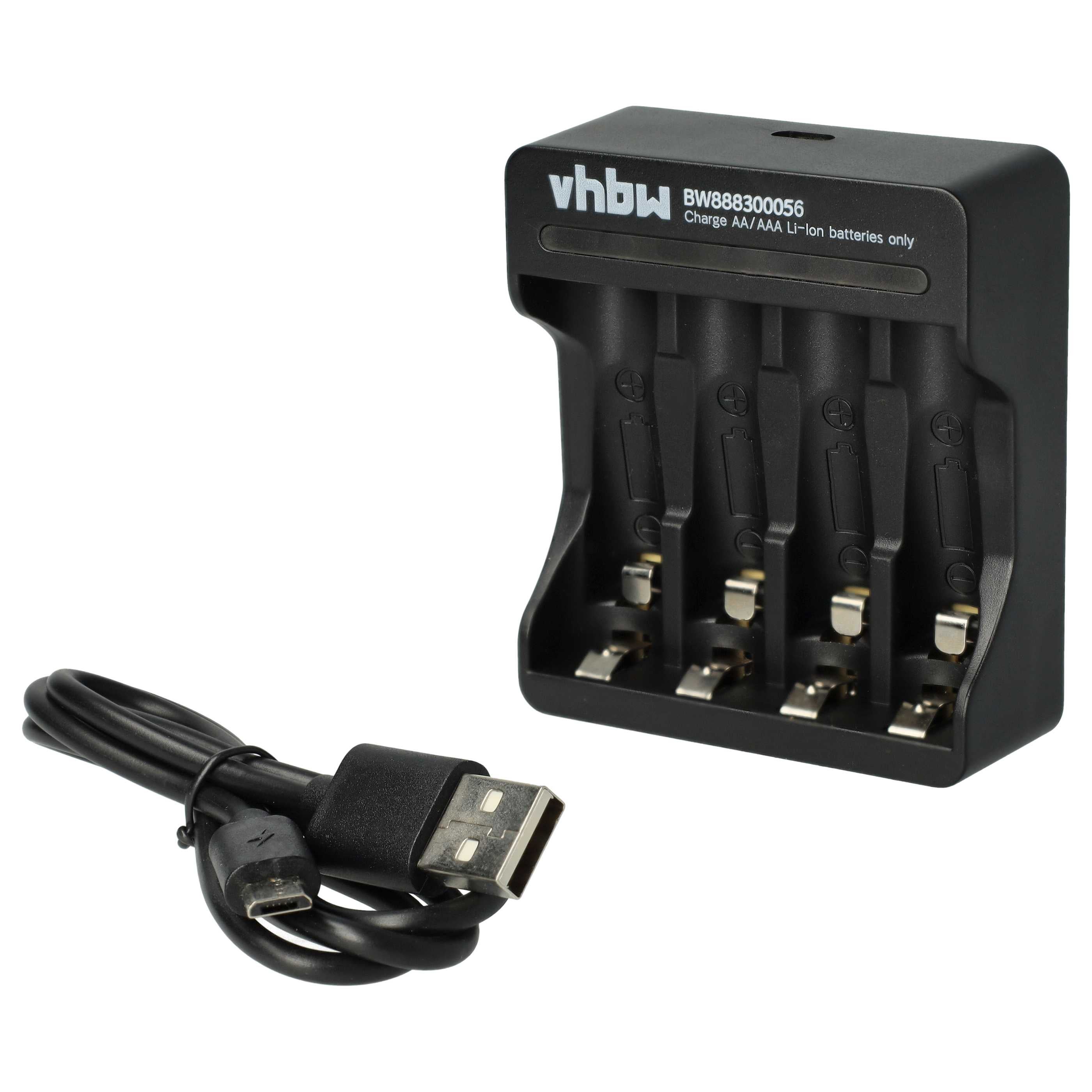 Chargeur USB Batterie Garmin VIRB Elite – Compatible E1GR, E2GR – Affichage LED – Micro USB