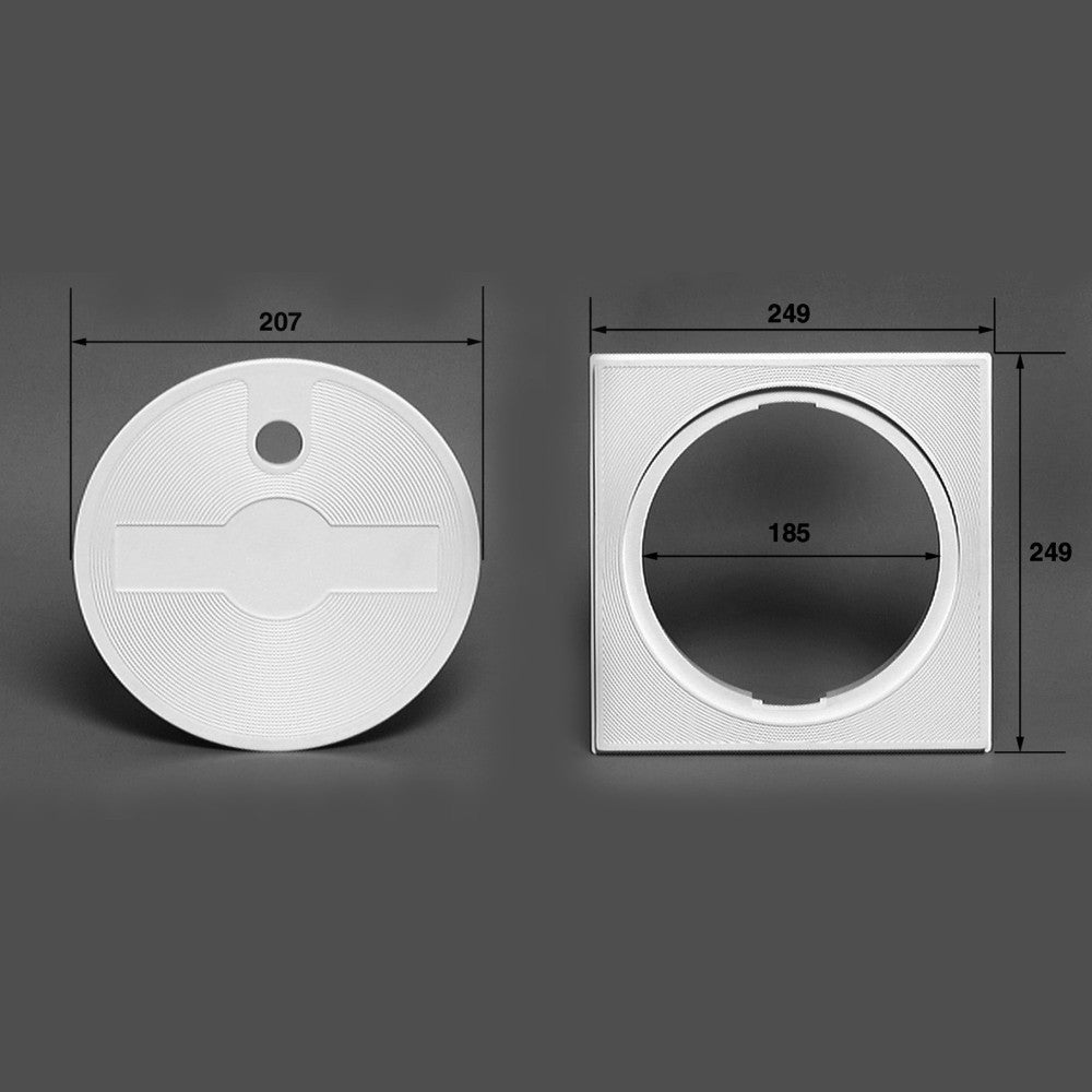 Couvercle et cadre de skimmer BWT Pool - Blanc - Ref 40031041 - 4