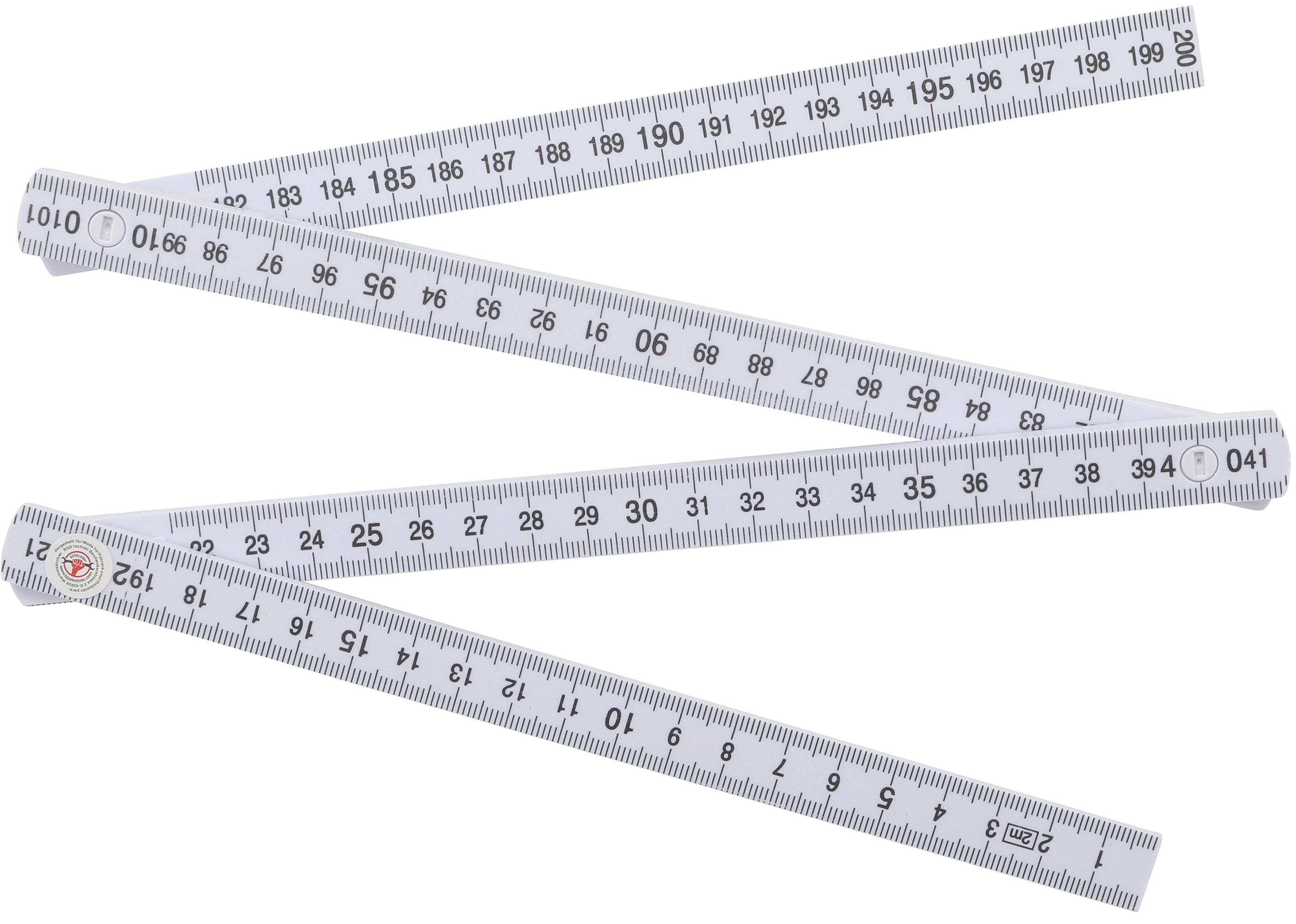 BGS Do It Yourself Mètre pliant 10 sections 2 m Leroy Merlin