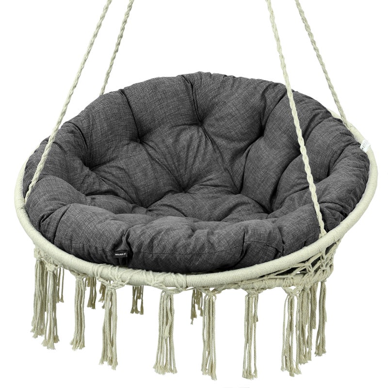 Poduszka na huśtawkę bocianie gniazdo AMPO antracyt 100 cm 1 szt.
