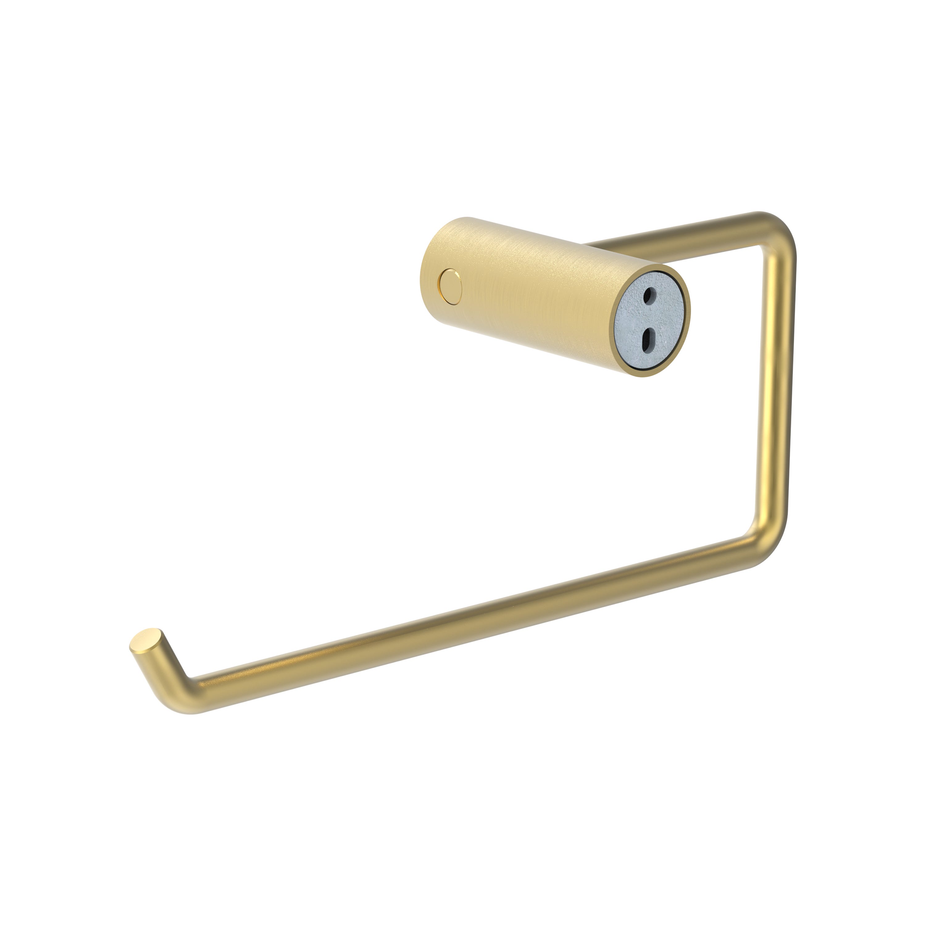 Anello portasciugamani da parete 1 barra da avvitare / montare oro Neo SENSEA - 2