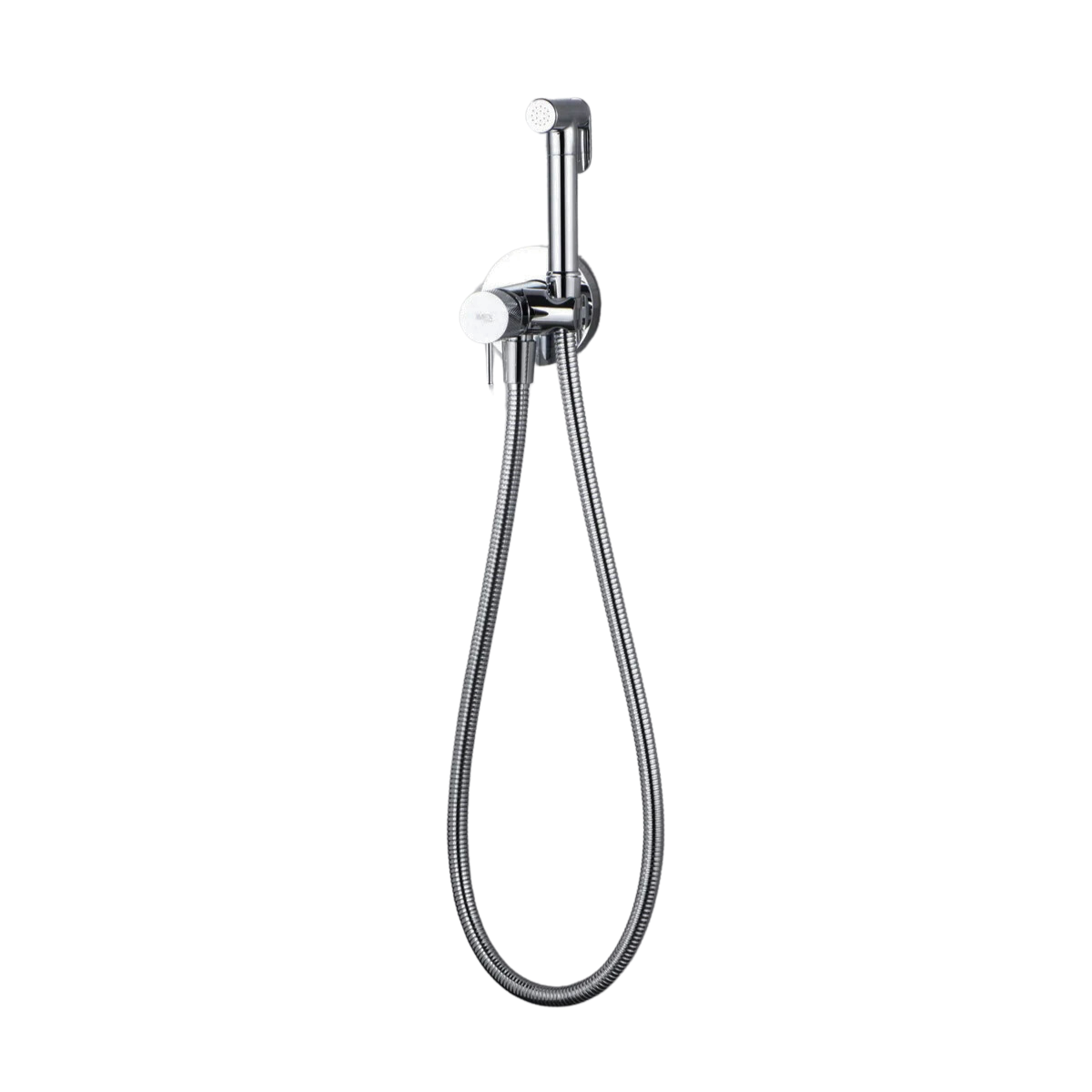 Kit Douchette WC Ibergrif - Flexible Et Support - Eau Chaude/Froide - Finition Chromée