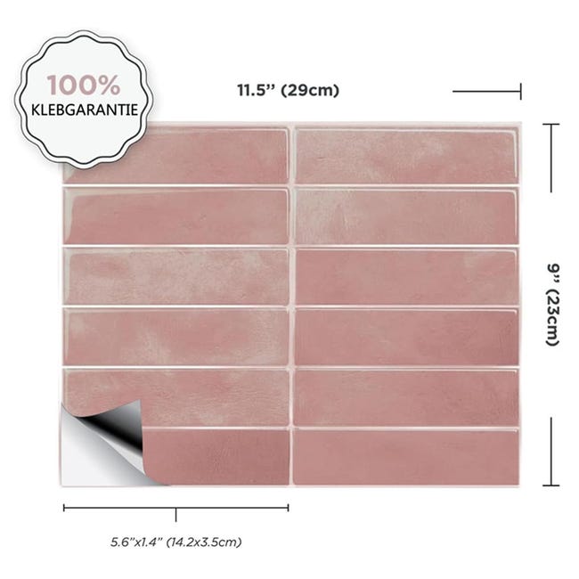 Baldosas Adhesivas Cocina Vamos Tile 10 Hojas De Azulejos