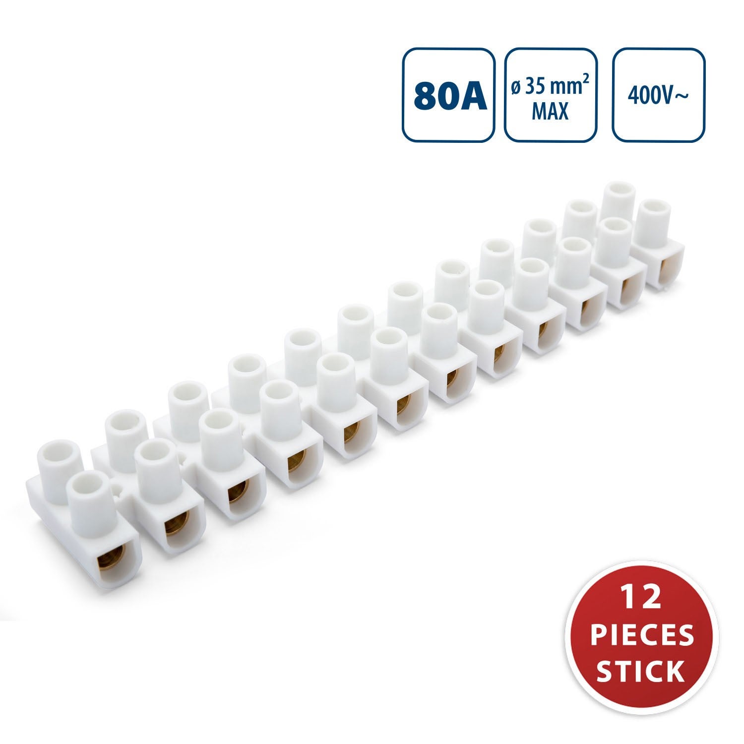 Bloc de jonction traversant | WDU 10 BL | 1020380000