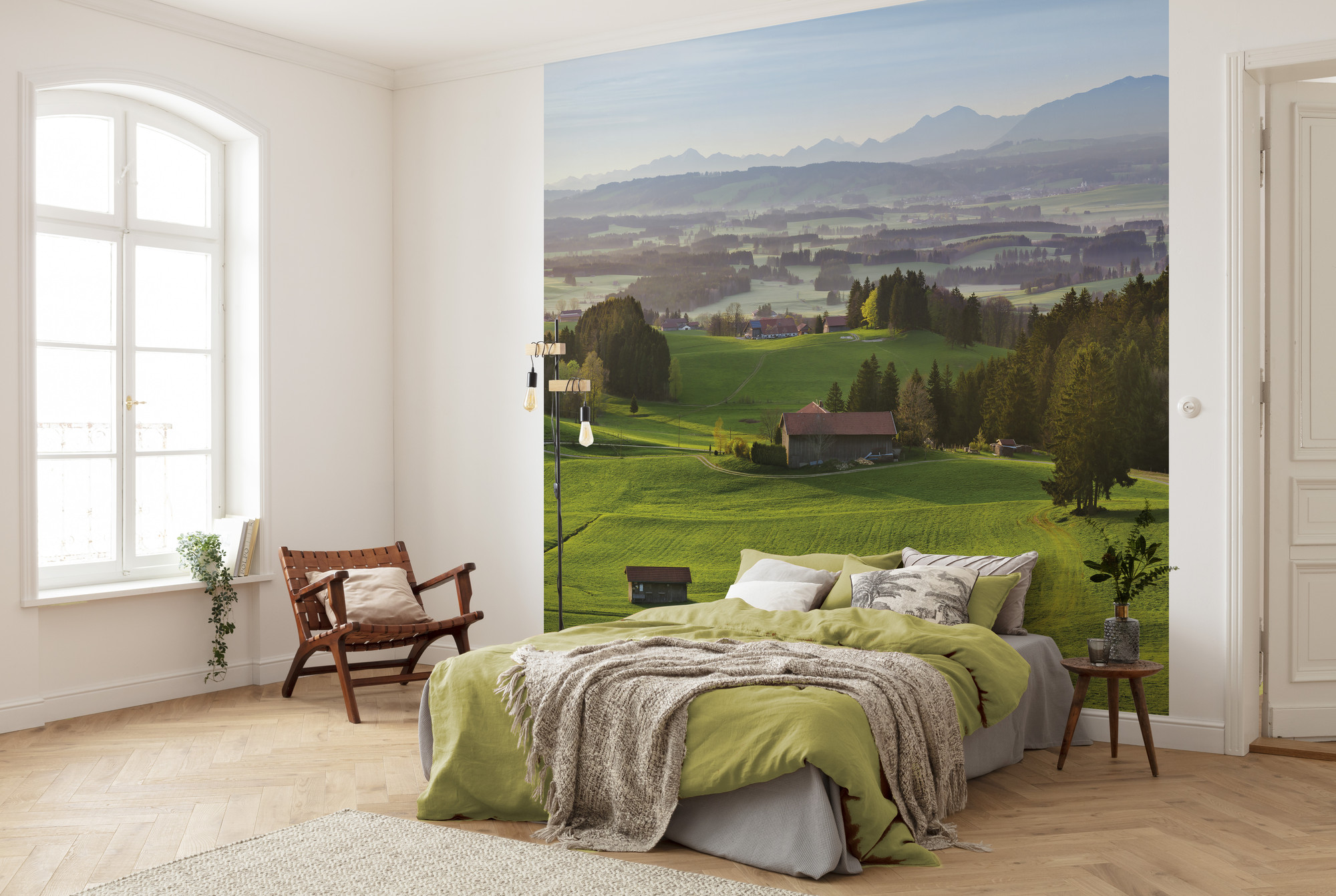 Fototapeta krajobraz zielonymIniebieskim - 450 x 280 cm - SANDERS &amp; SANDERS