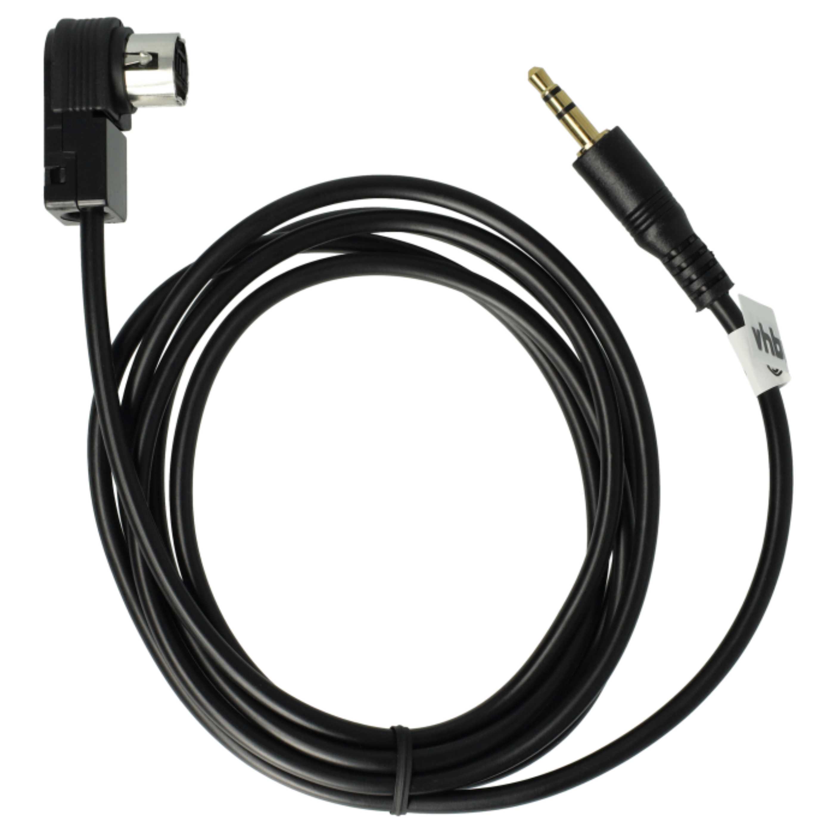 vhbw Câble adaptateur AUX pour radio de voiture remplacement pour JVC KS-U58 - 3