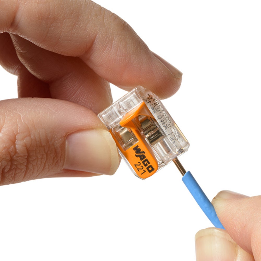 Lot De 50 Connecteurs WAGO 224-201 à Levier - Pour Câbles 0.2 à 4 Mm², 240/440V, Max 105°C