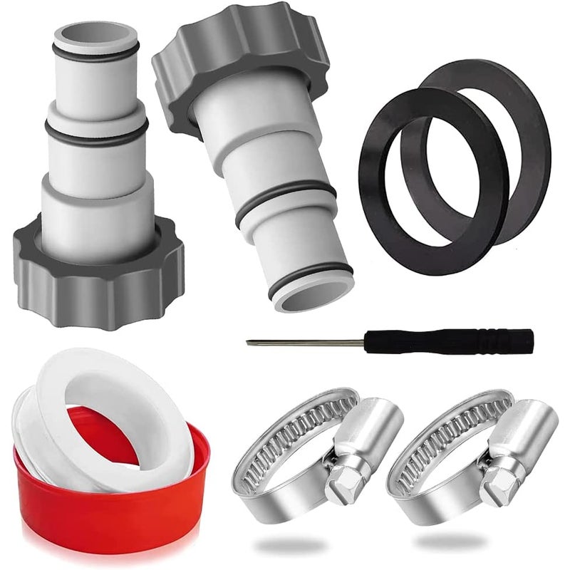 Adapter węża do basenu 32 38, adapter węża do pompy basenowej, adapter do basenu 38 mm, złącze węża do basenu Intex