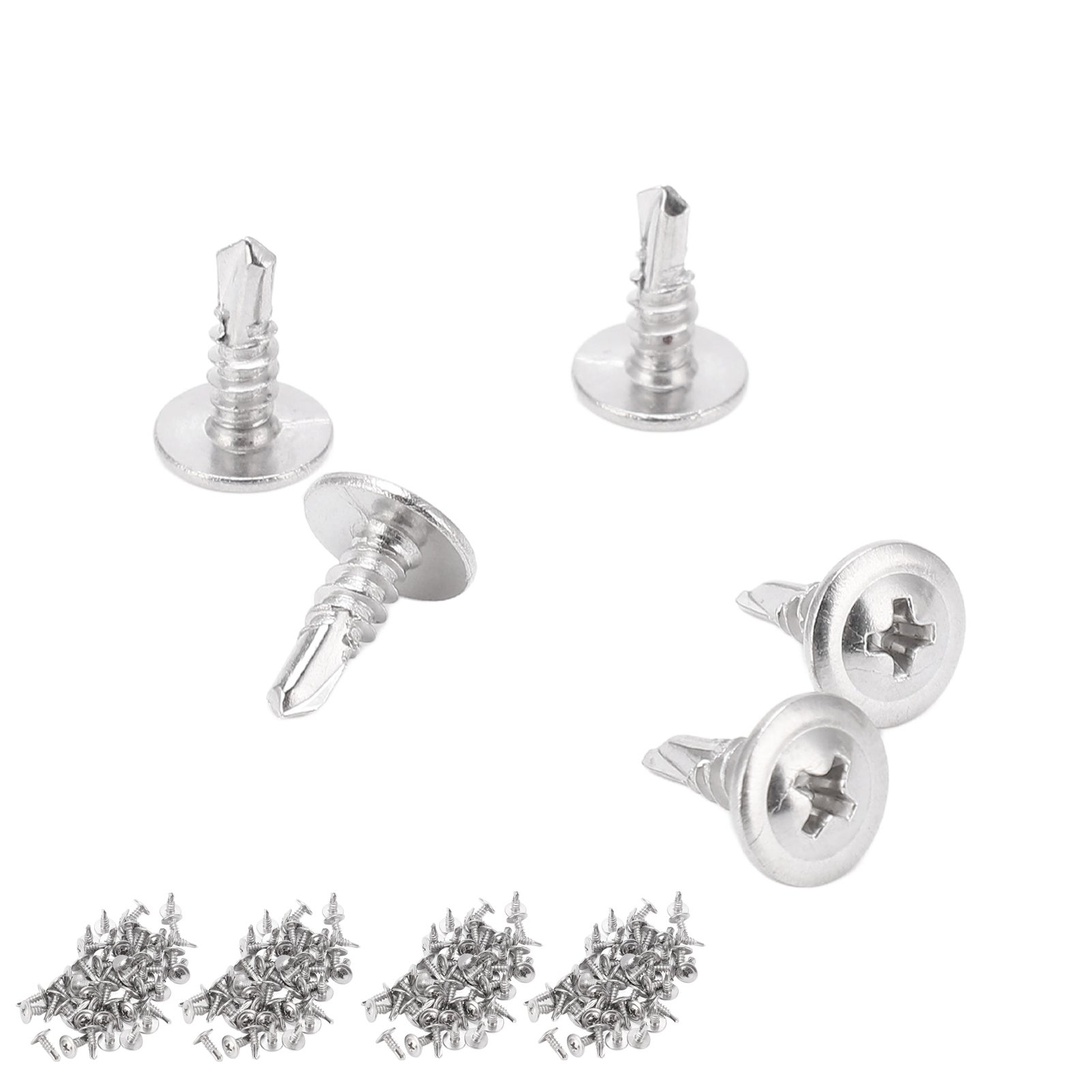 NUNCA USADO] Tornillos Autorroscantes De Cabeza Plana M4.2, Juego De