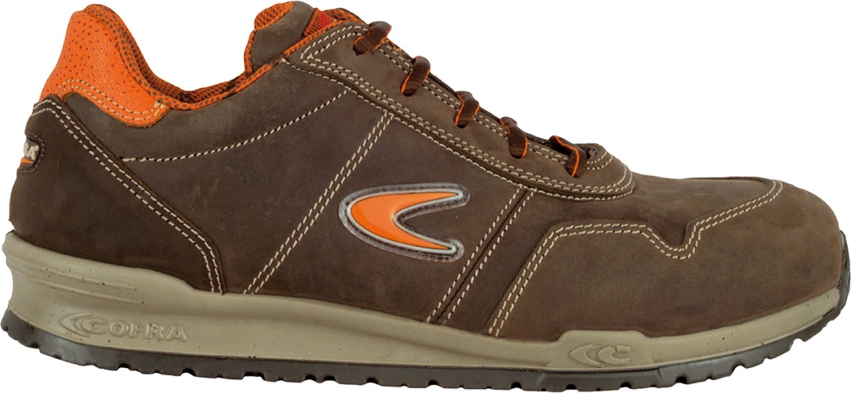 Cofra Perk S3 SRC Chaussures De Sécurité – Taille 43 Marron | Embout Aluminium 200J & Confort Max