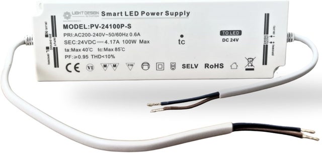 Alimentatore LED 100W Impermeabile IP67 - Trasformatore 24V DC, Ingresso AC 110-250V, Driver In Lega Di Alluminio Per Strisce LED E Moduli - 4