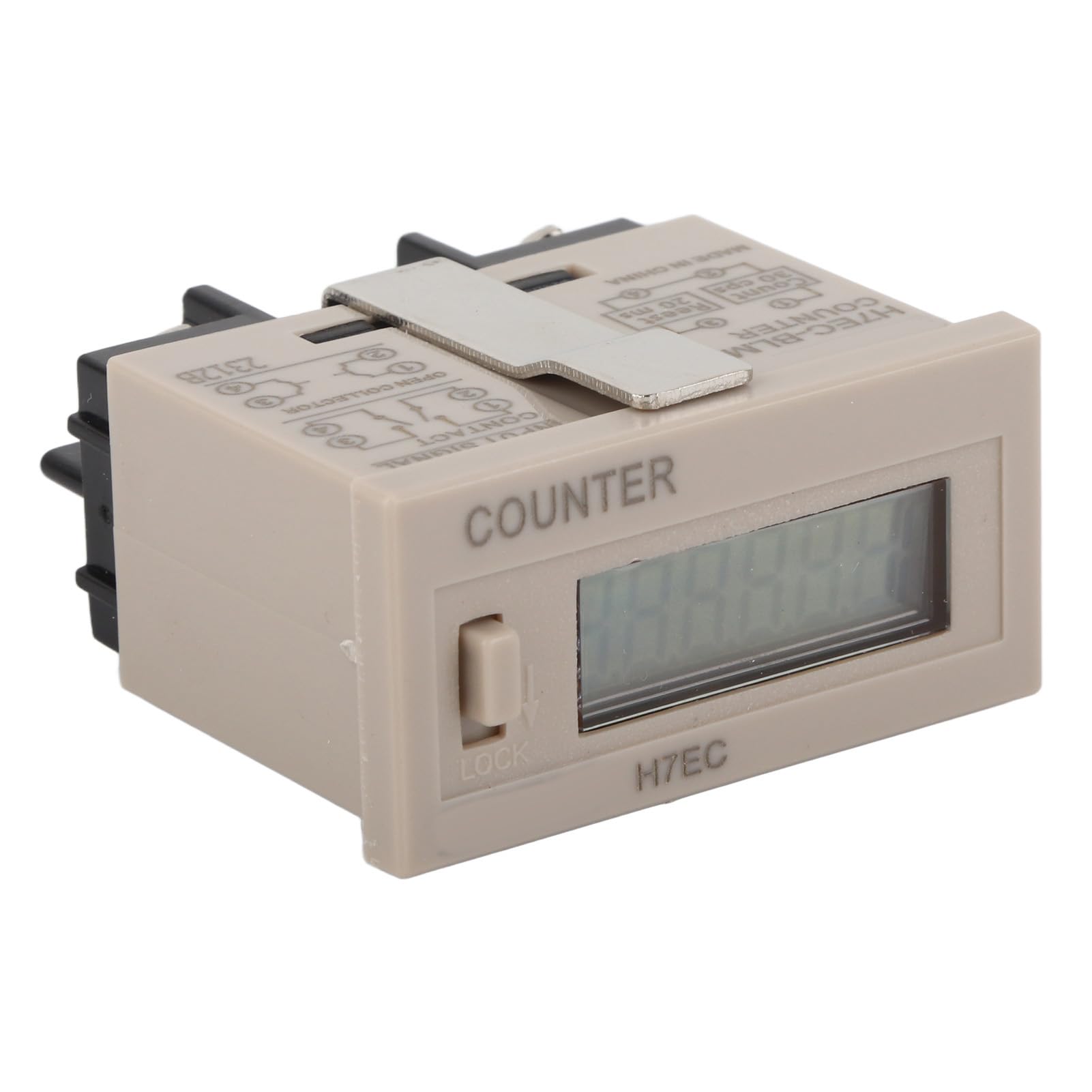 SYS-1D-R Compteur De Temps D'accumulation 0-99999999 Jauge De Temps D'affichage LCD à 8 Chiffres Totalisateur électronique 100v-250VAC Avec Dispositif