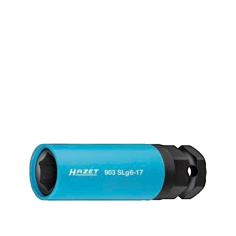 Nasadka udarowa Hazet 903SLG-17 17 mm 85 mm niebieska profesjonalna