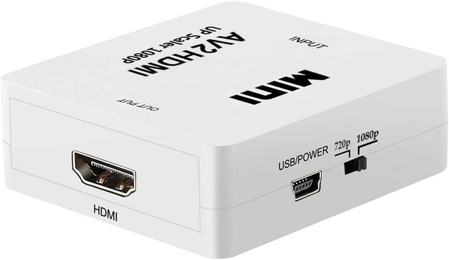 CAMWAY Convertitore da AV a HDMI,Supporta Commutazione 16: 9/4 CAMWAY Convertitore da AV a HDMI,Supporta Commutazione 16: 9/4